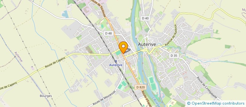 localisation de l'entreprise MADAME ALEXIA BOUSQUET  AUTERIVE