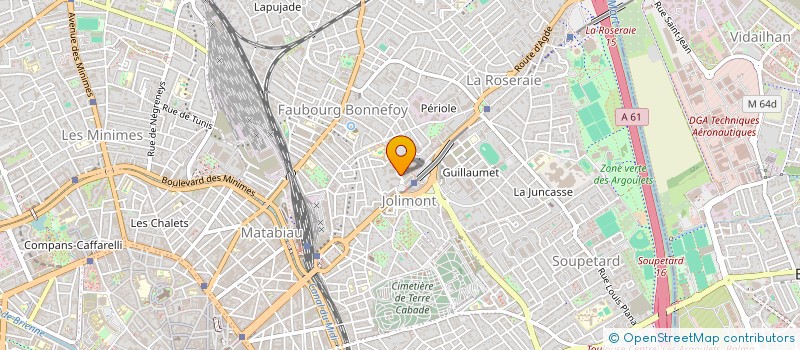 localisation de l'entreprise MADAME ALEXIA BOUYSSOU  TOULOUSE