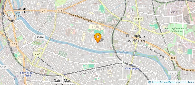 localisation de l'entreprise MADAME ALEXIA BRIGNOLI à CHAMPIGNY-SUR-MARNE