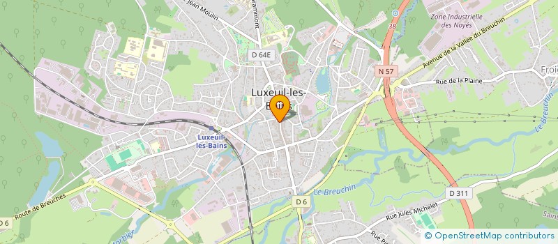 localisation de l'entreprise MADAME ALEXIA BRINGOUT  LUXEUIL-LES-BAINS