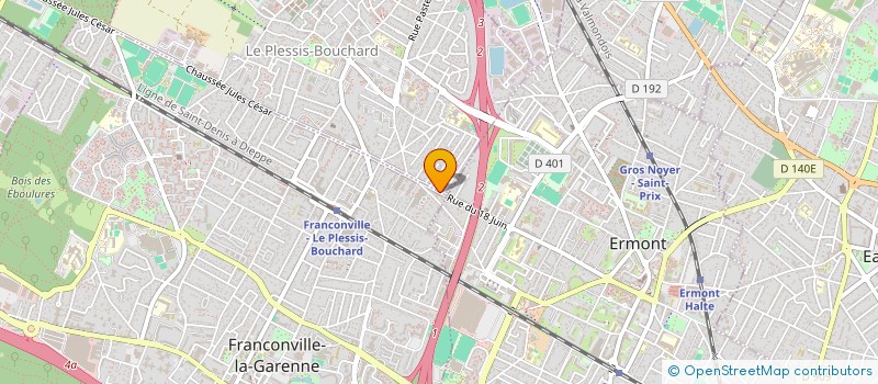 localisation de l'entreprise MADAME ALEXIA BROUSSE  COLOMBES