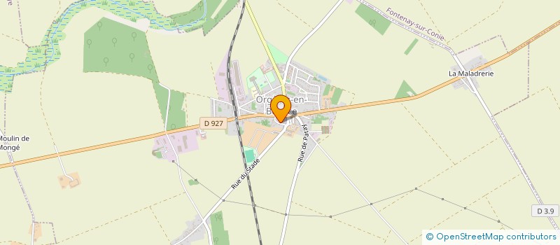 localisation de l'entreprise MADAME ALEXIA BRUNEAU à ORGERES-EN-BEAUCE