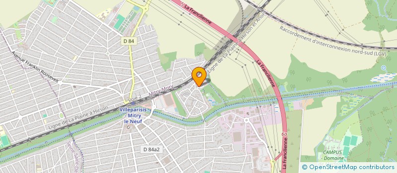 localisation de l'entreprise MADAME ALEXIA BUPTO  VILLEPARISIS