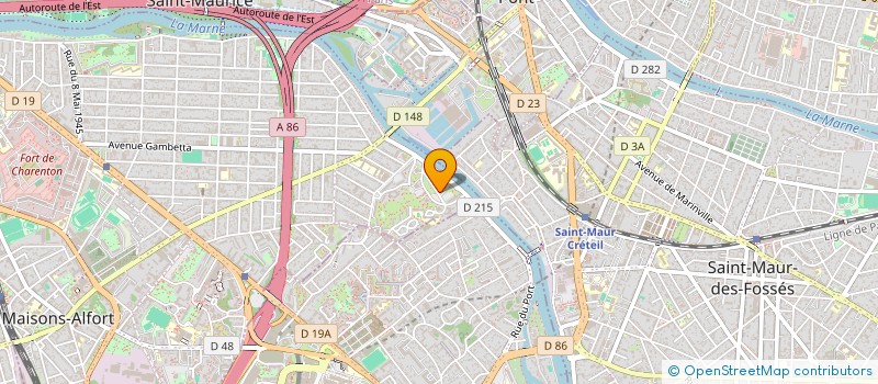 localisation de l'entreprise MADAME ALEXIA CAILLON  MAISONS-ALFORT