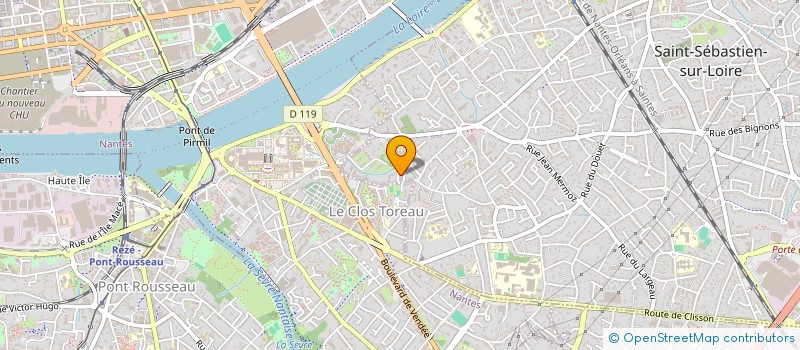 localisation de l'entreprise MADAME ALEXIA CANOVA  SAINT-SEBASTIEN-SUR-LOIRE