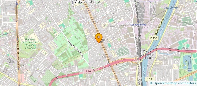 localisation de l'entreprise MADAME ALEXIA CARE  CHOISY-LE-ROI