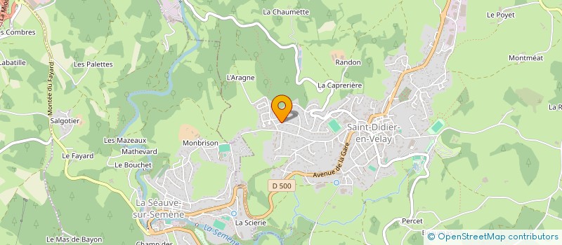 localisation de l'entreprise MADAME ALEXIA CARRERAS  SAINT-DIDIER-EN-VELAY