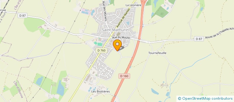 localisation de l'entreprise MADAME ALEXIA CARTRON  SAINT-MATHURIN