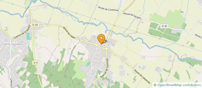 localisation de l'entreprise MADAME ALEXIA CARZON  CEPET