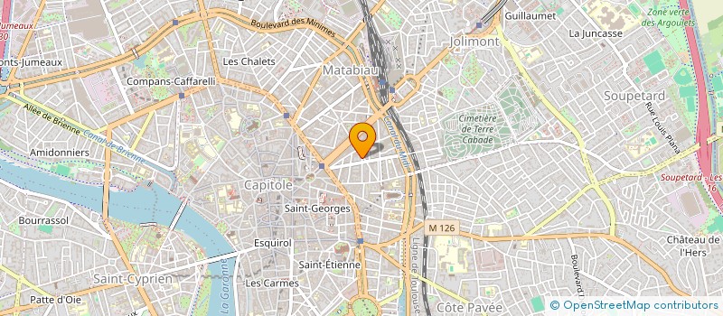 localisation de l'entreprise MADAME ALEXIA CAYRE  TOULOUSE