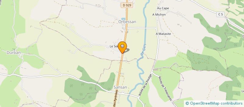 localisation de l'entreprise MADAME ALEXIA CHANAVAT  SAINT-MEZARD