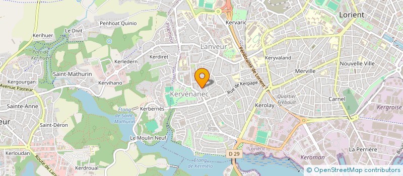 localisation de l'entreprise MADAME ALEXIA-CHARLOTTE LE CROUHENNEC  LORIENT