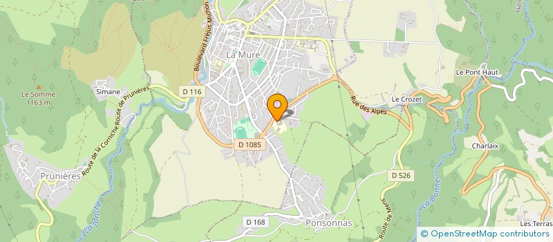 localisation de l'entreprise MADAME ALEXIA CHARPIN  LA MURE