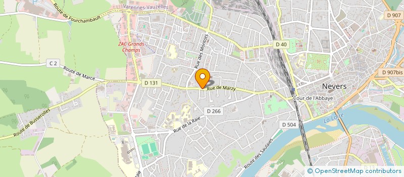 localisation de l'entreprise MADAME ALEXIA CHEMIN à NEVERS