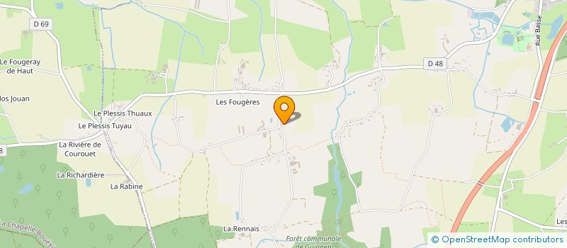 localisation de l'entreprise MADAME ALEXIA CHEVALLIER à GUIGNEN