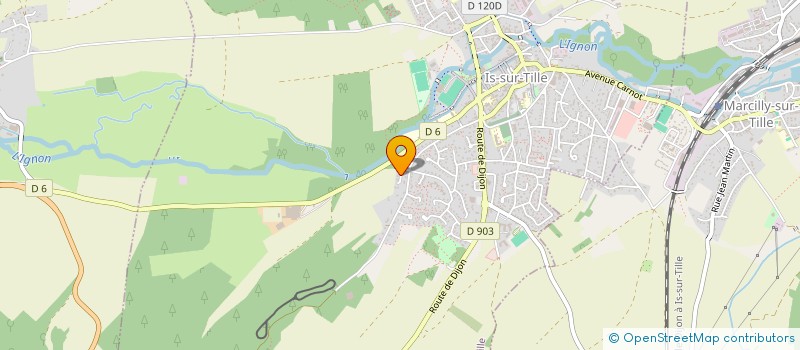 localisation de l'entreprise MADAME ALEXIA CHEVALLIER  IS-SUR-TILLE