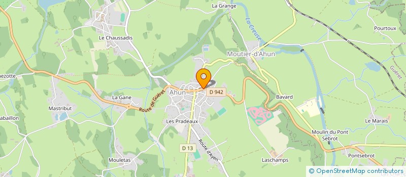 localisation de l'entreprise MADAME ALEXIA CHOPINOT  AHUN