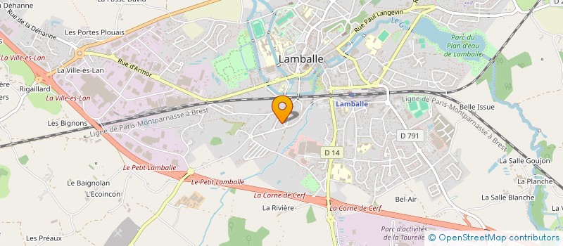 localisation de l'entreprise MADAME ALEXIA COCHIN à LAMBALLE-ARMOR