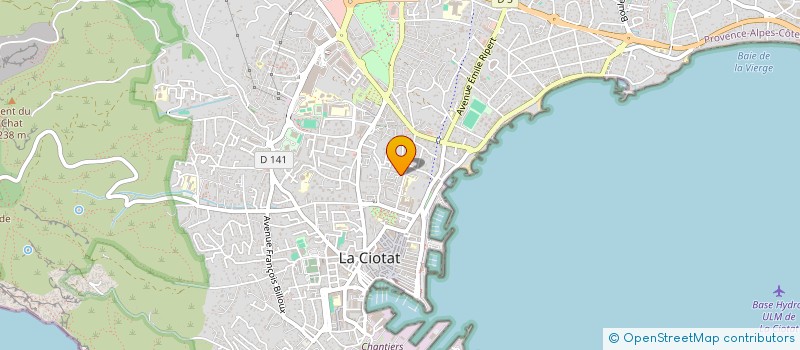 localisation de l'entreprise MADAME ALEXIA COENCA à LA CIOTAT