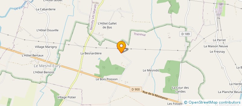 localisation de l'entreprise MADAME ALEXIA COLIN  THEREVAL