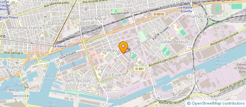 localisation de l'entreprise MADAME ALEXIA CONFAIS  LE HAVRE