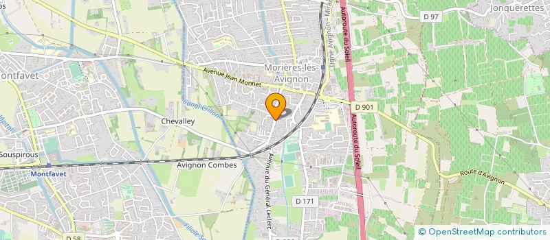 localisation de l'entreprise MADAME ALEXIA COTTE  MORIERES-LES-AVIGNON