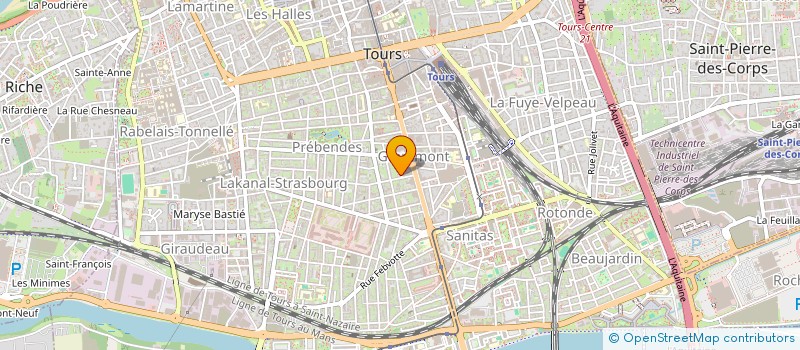 localisation de l'entreprise MADAME ALEXIA CRESPO  TOURS