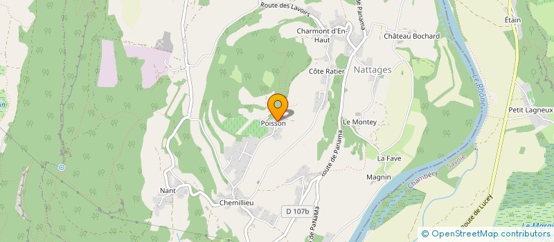 localisation de l'entreprise MADAME ALEXIA CUSSET  PARVES ET NATTAGES