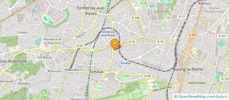 localisation de l'entreprise MADAME ALEXIA DA SILVA SOUZA à SCEAUX