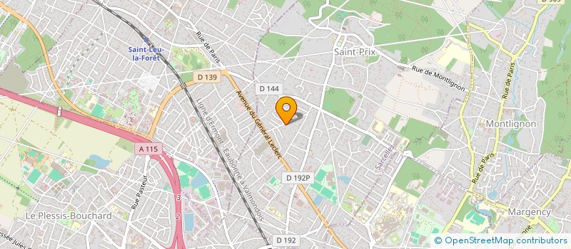 localisation de l'entreprise MADAME ALEXIA DAN à SAINT-PRIX