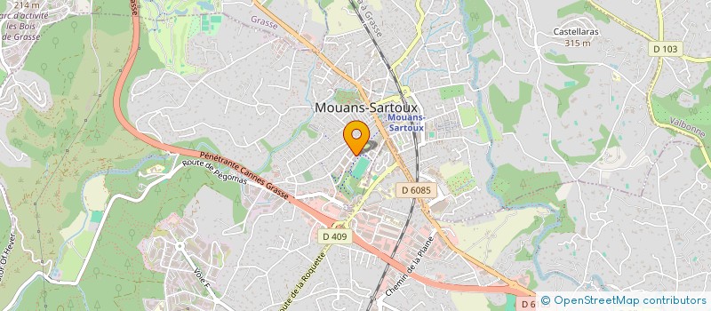 localisation de l'entreprise MADAME ALEXIA DARTIGUELONGUE à MOUANS-SARTOUX