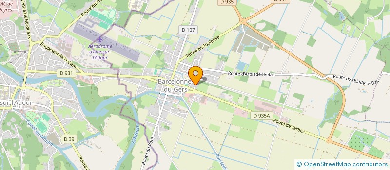 localisation de l'entreprise MADAME ALEXIA DAUGREILH  BARCELONNE-DU-GERS