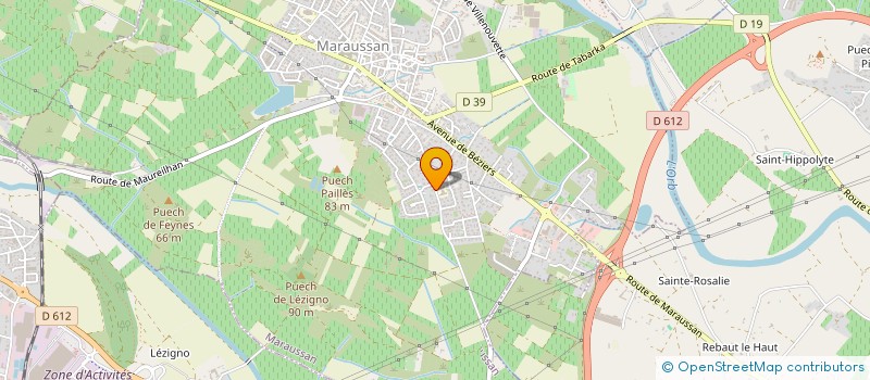 localisation de l'entreprise MADAME ALEXIA DE CLOCK  MARAUSSAN