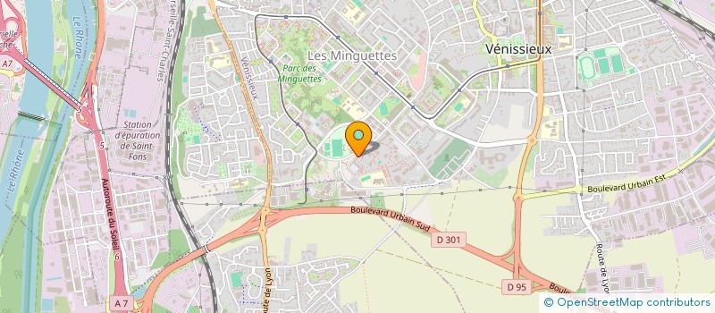 localisation de l'entreprise MADAME ALEXIA DE LAFARGUE  VENISSIEUX