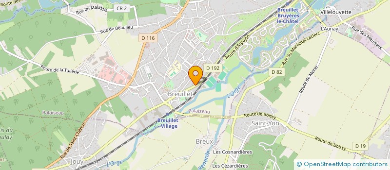 localisation de l'entreprise MADAME ALEXIA DE SOUSA  BREUILLET