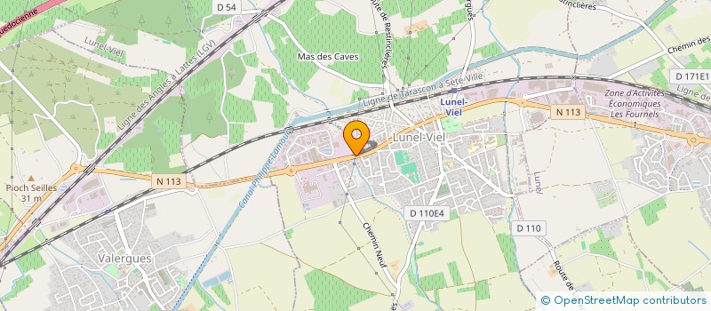 localisation de l'entreprise MADAME ALEXIA DEDIEU à LUNEL-VIEL