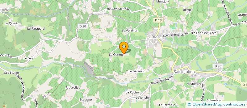 localisation de l'entreprise MADAME ALEXIA DEFER  BLACE