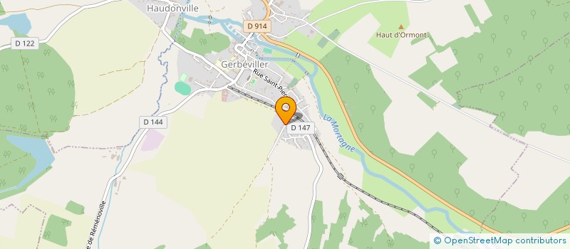 localisation de l'entreprise MADAME ALEXIA DELON  GERBEVILLER