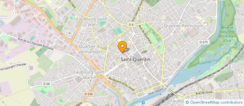 localisation de l'entreprise MADAME ALEXIA DELVIENNE  SAINT-QUENTIN