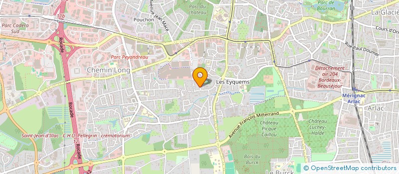 localisation de l'entreprise MADAME ALEXIA DESCHAMPS  MERIGNAC