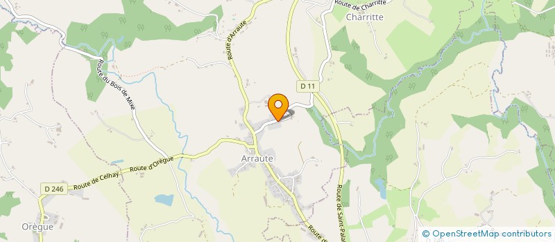 localisation de l'entreprise MADAME ALEXIA DI MAGGIO  ARRAUTE-CHARRITTE