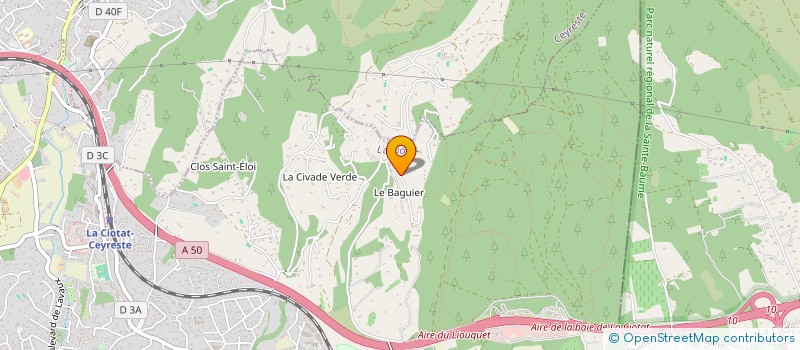 localisation de l'entreprise MADAME ALEXIA DI SAVINO  LA CIOTAT