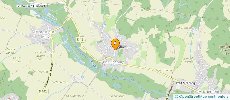 localisation de l'entreprise MADAME ALEXIA DIAZ DE CERIO  CHEVINCOURT