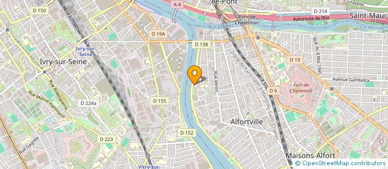 localisation de l'entreprise MADAME ALEXIA DIMITRI à ALFORTVILLE