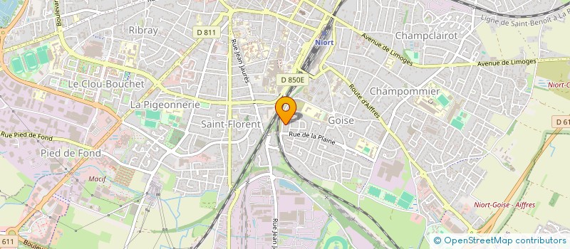 localisation de l'entreprise MADAME ALEXIA DIVERRES à NIORT