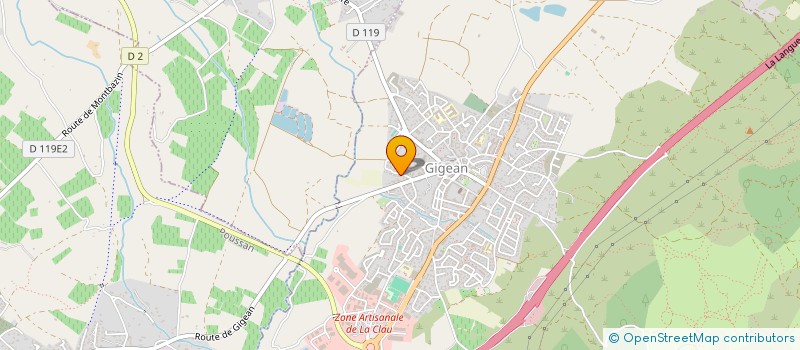 localisation de l'entreprise MADAME ALEXIA DOMINGUEZ Y LOPEZ  GIGEAN