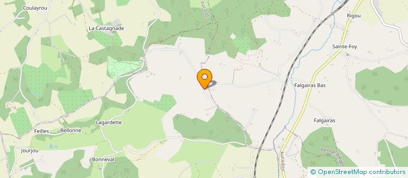 localisation de l'entreprise MADAME ALEXIA DONATO  HAUTEFAGE-LA-TOUR