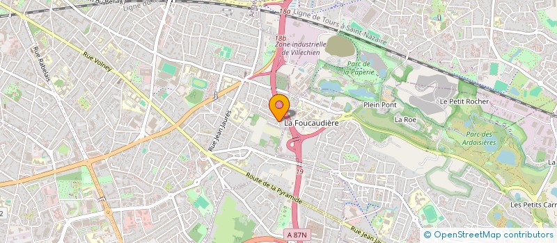 localisation de l'entreprise MADAME ALEXIA DRAGONE  ANGERS