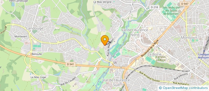 localisation de l'entreprise MADAME ALEXIA DROUET à LIMOGES