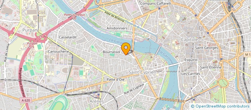 localisation de l'entreprise MADAME ALEXIA DUBOIS  TOULOUSE